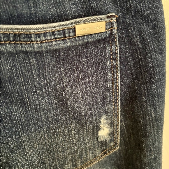 WHBM Distressed Girlfriend Jeans - Picture 6 of 8